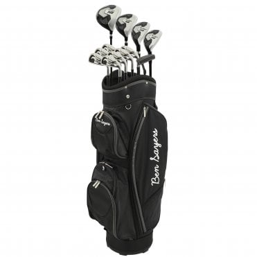 Ben Sayers M8 13-Piece Cart Bag Golf Package Set - Graphite